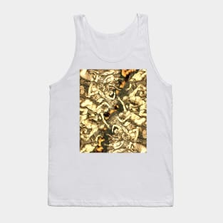 Human civilization and mythical chaos Tank Top